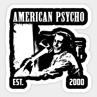 Psycho Man EST 2000 Sticker